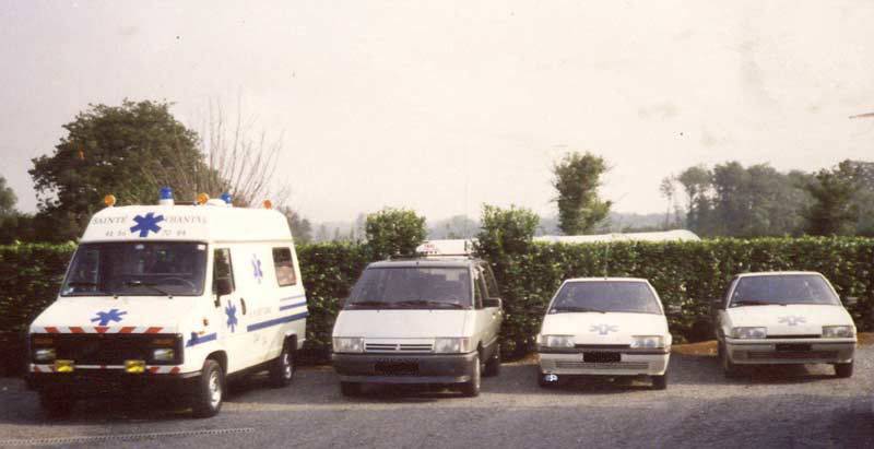 Ambulances ancienne photo